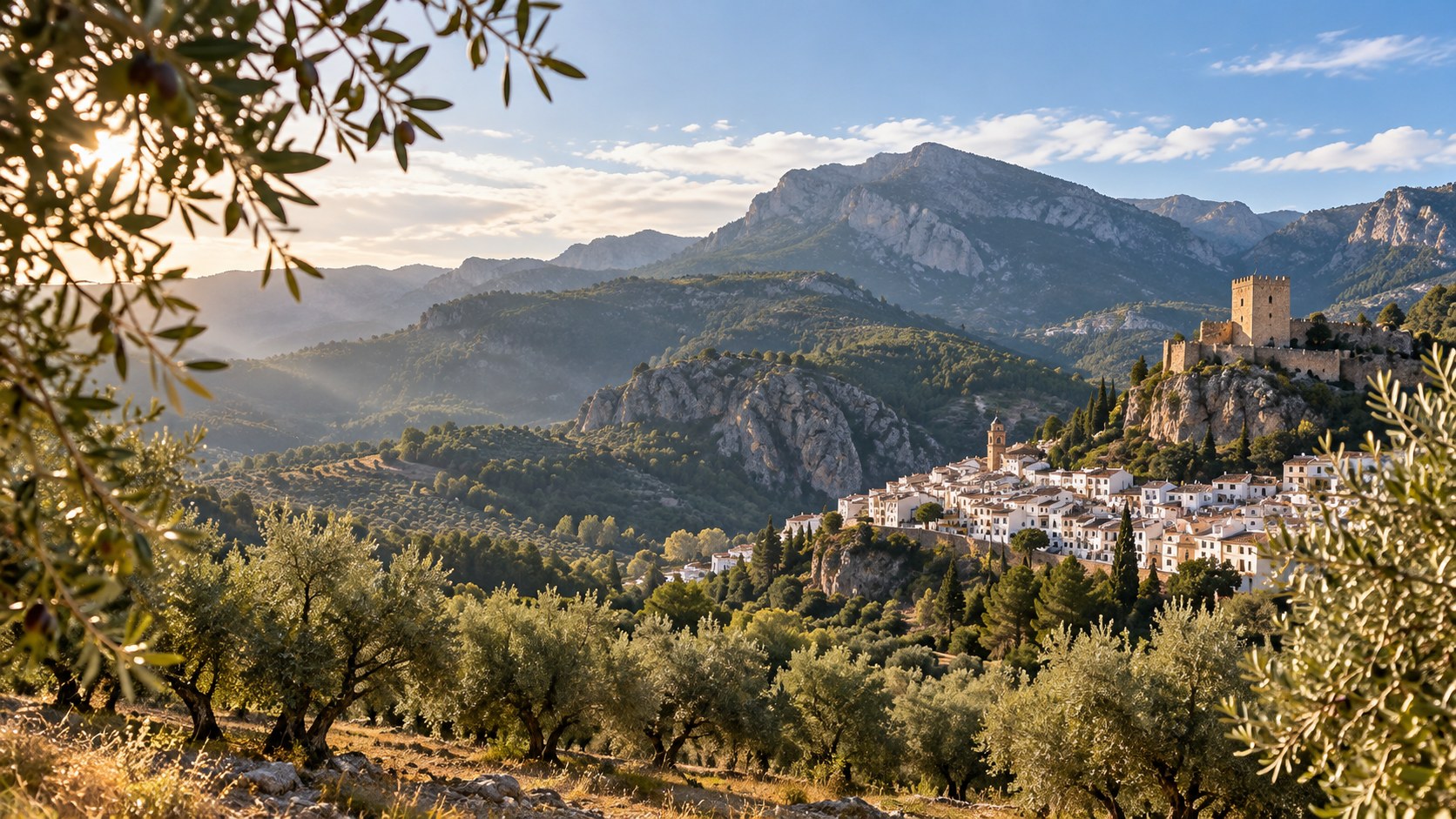 Olivares y paisaje de Cazorla, Jaén